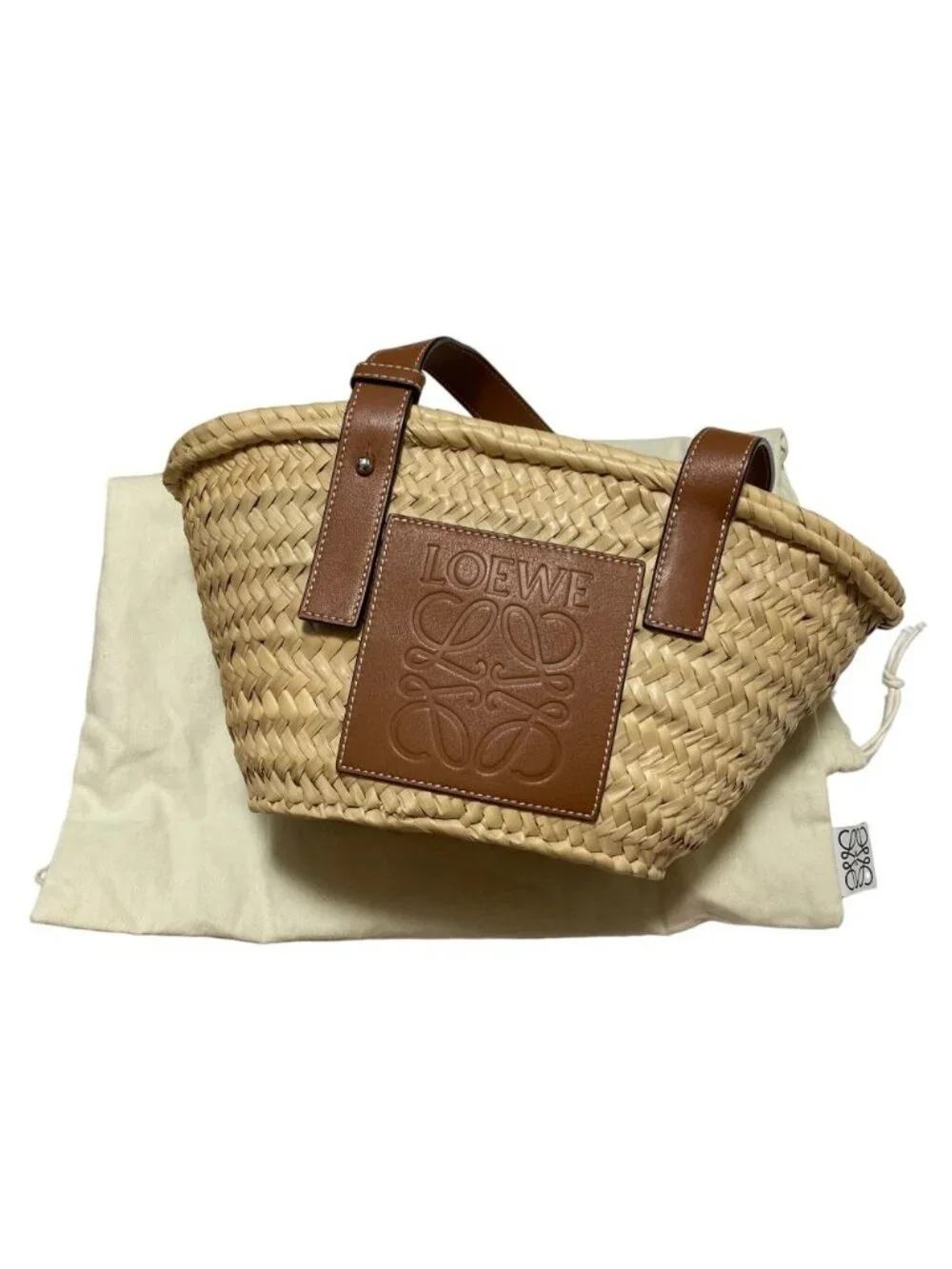 Loewe Basket Bag Small Natural Brown